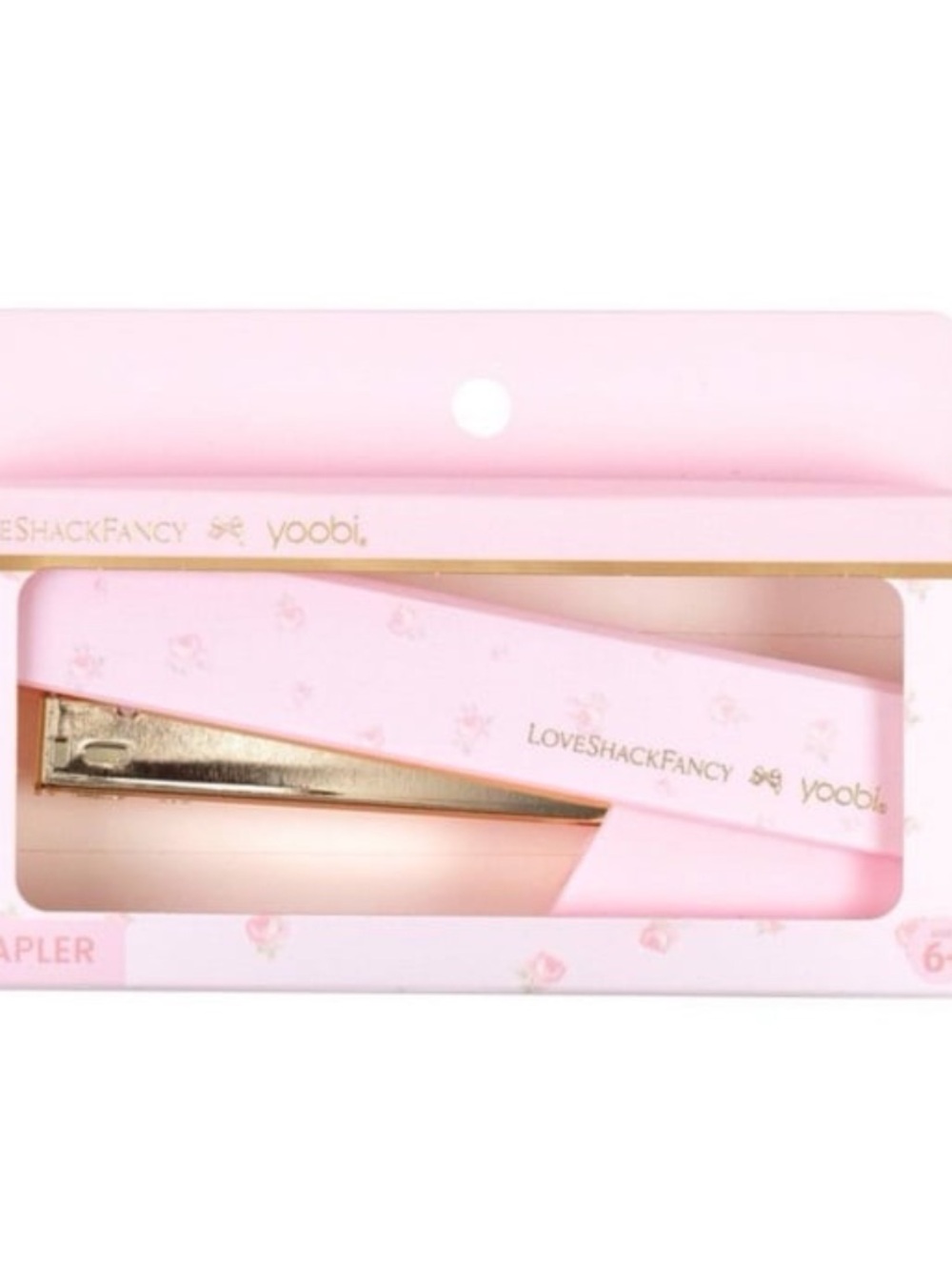 LoveShackFancy - Yoobi Blooming Heirloom Stapler Strawberry Macaroon